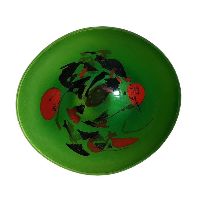 Mid-Century Modern Large Art Glass Centerpiece, 1970s For Sale - Image 3 of 14