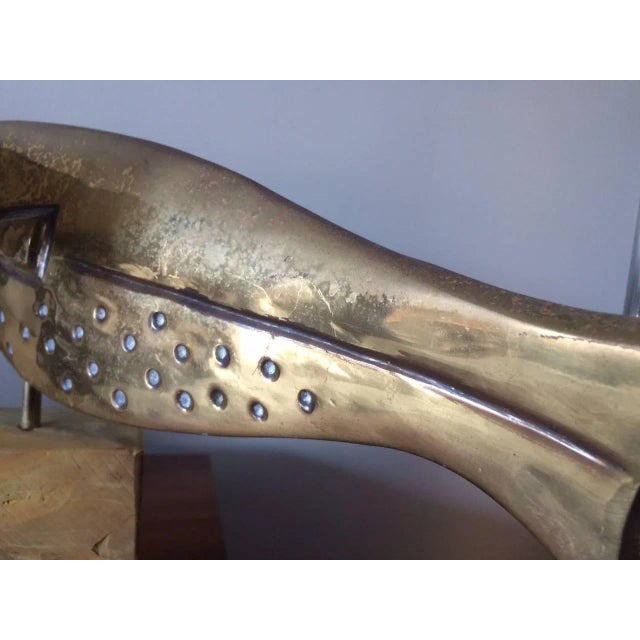 1980s Brass Fish Sculptures by Curtis Jere - A Pair For Sale - Image 5 of 8