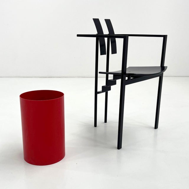 1970s Model 4670 Red Bin by Gino Colombini for Kartell, 1970s For Sale - Image 5 of 6