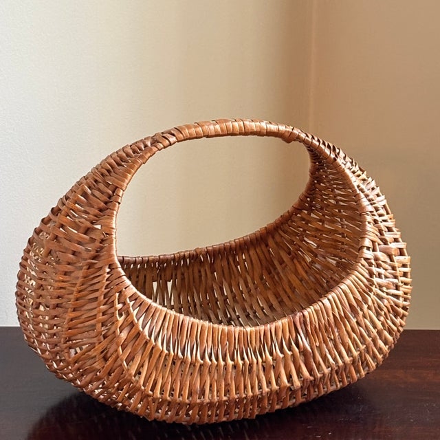 Early-20th Century French Style Market Basket For Sale - Image 10 of 15