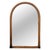 Wood Vintage Italian Bamboo Rattan Arched Wall Mirror, 1960s For Sale - Image 7 of 7