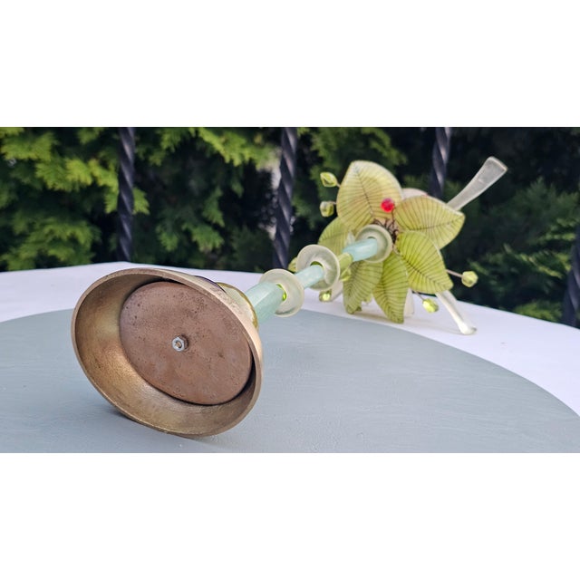 Metal Vintage Candlestick by Orna Lalo, 1970s For Sale - Image 7 of 9