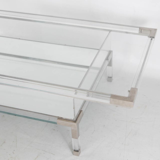 Coffee Table with Display Case, 1980s For Sale - Image 4 of 16