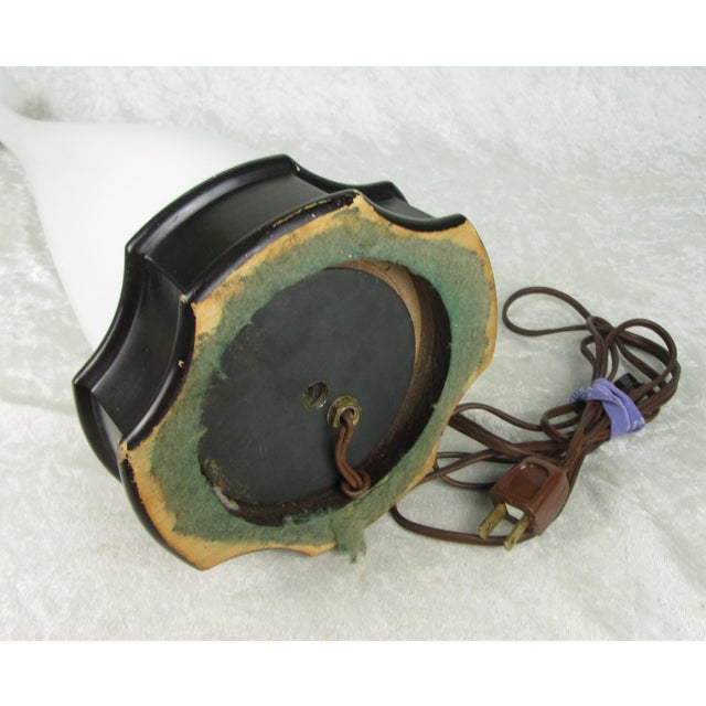 Ceramic Mid 20th Century Antonia Campi Pottery Lamp s.c.i. Laveno Italy Portalampada Mid Century Modern For Sale - Image 7 of 15