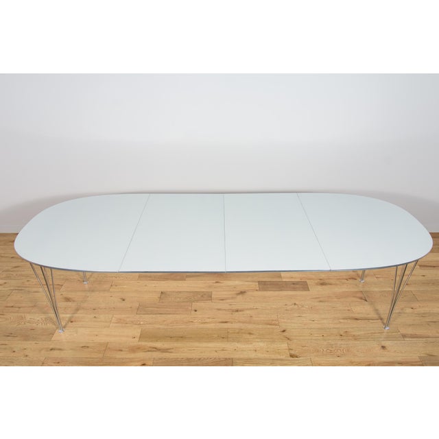 Mid-Century Modern Extendable Ellipse B612 Dining Table by Piet Hein & Bruno Mathsson for Fritz Hansen, 1960s For Sale - Image 14 of 18