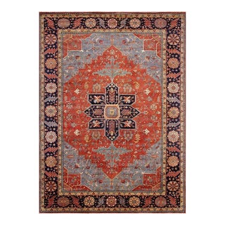 Pasargad Home Serapi Rust Wool Area Rug-11' 8'' X 15' 2'' For Sale