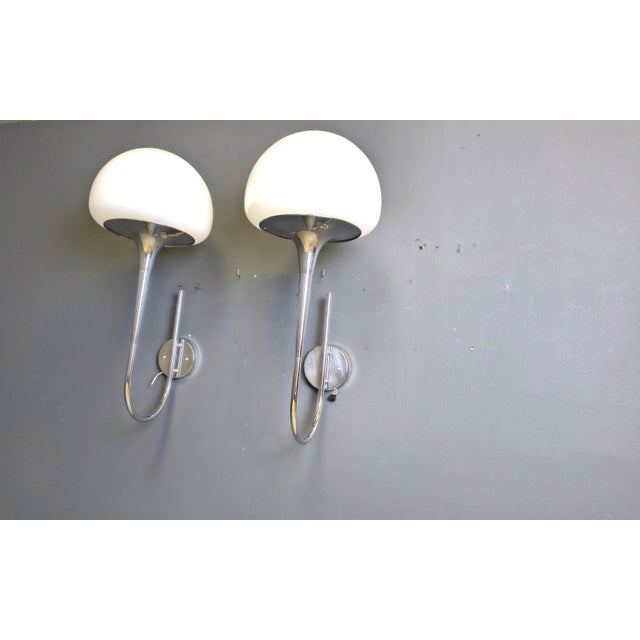 Mid-Century Italian Wall Lamps by Goffredo Reggiani for Reggiani, 1970, Set of 2 For Sale - Image 10 of 15