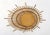 Wood Spiral-Shaped Sun Wall Mirror in Rattan, 1960s For Sale - Image 7 of 13