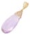93.23 Carats Teardrop Amethyst Antique Pendant in 14k Solid Yellow Gold For Sale