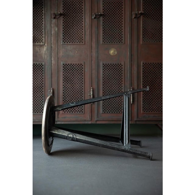 Black Vintage High Stool from Rowac, 1930s For Sale - Image 8 of 11