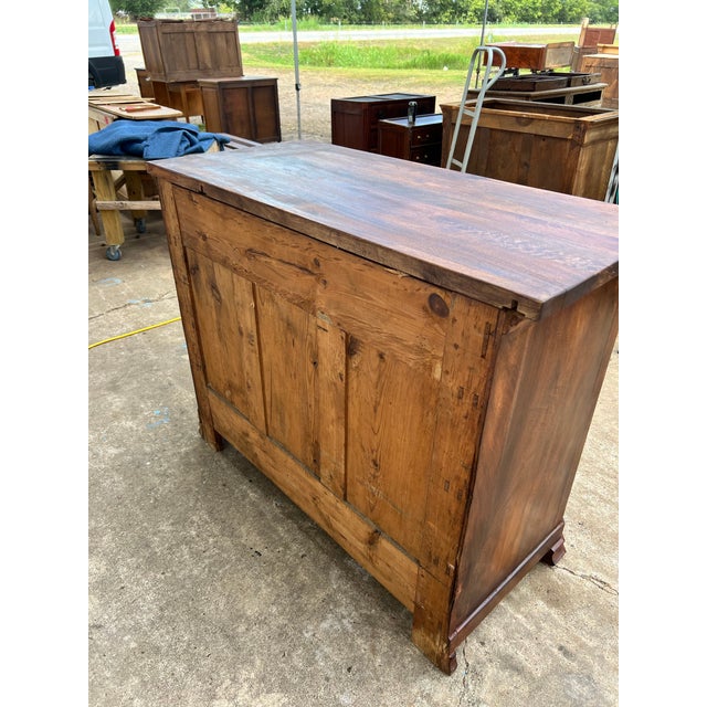 Bronze French 19th Century Louis Philippe Walnut Chest of Drawers For Sale - Image 8 of 12
