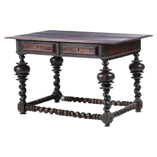 Wood Portuguese Buffet Table, 17th Century For Sale - Image 7 of 7