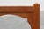 Art Deco Oak Corner Chair with Cut‑Out Backrest and Rush Seat, Belgium, 1920 For Sale - Image 4 of 11