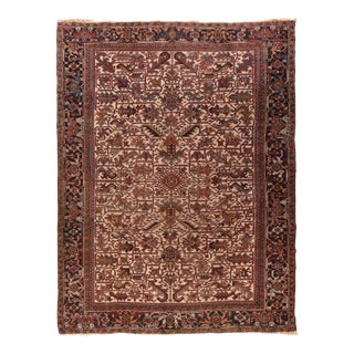 Antique Heriz Rug 8'2'' x 10'7'' For Sale