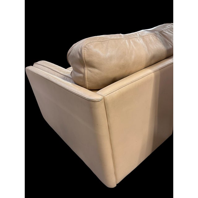 Modular Sofa in Beige Leather by Pierluigi Cerri for Poltrona Frau, 1980s, Set of 3 For Sale - Image 11 of 15