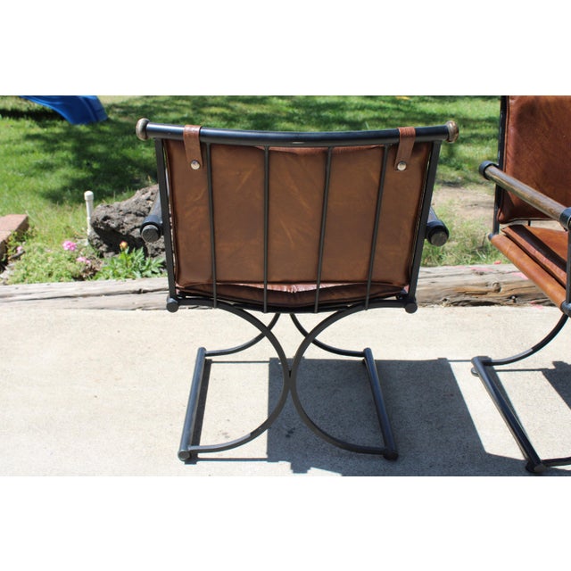 1960s Cleo Baldon Wrought Iron Dining Set - 5 Pieces For Sale In Sacramento - Image 6 of 8