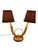 Mid 20th Century Louis Sognot Attrib French Vintage Double Light Table Lamp For Sale - Image 5 of 7