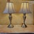 Pair of Vintage Stiffel Brushed Brass Table Lamps With Original Markings, Hollywood Regency Style For Sale - Image 17 of 18