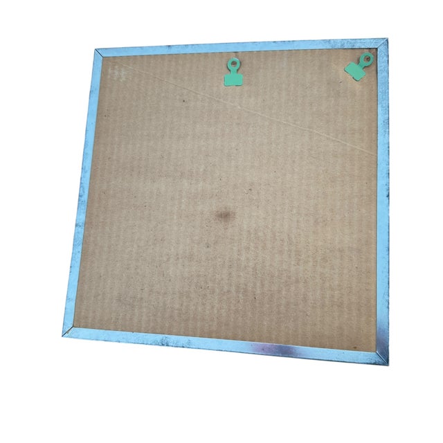 Mid Century Modern Op Art Framed Mirrors- Set of 4 For Sale - Image 12 of 12