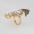 2000 - 2009 Convertible Seahorse Ring to Pendant Estate Diamond 18k Yellow Gold Sz 7 Ocean For Sale - Image 5 of 8