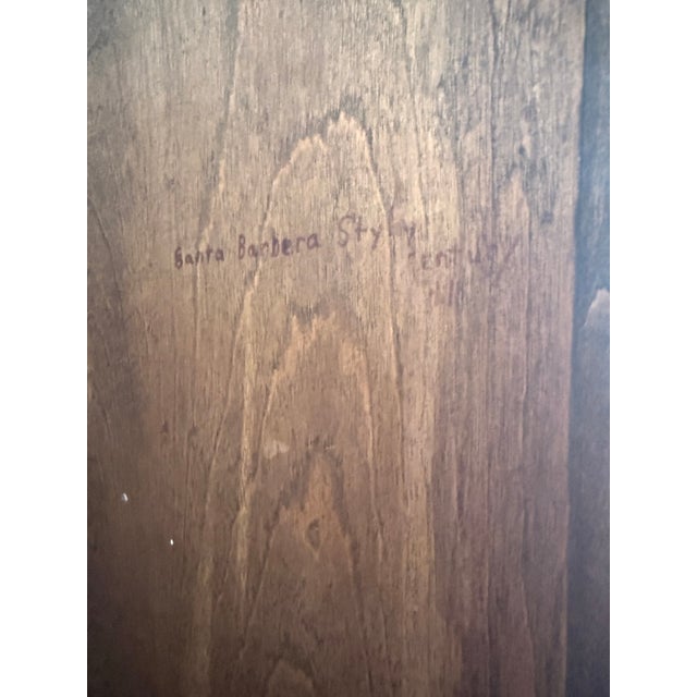 Custom Made Century Hill Solid Wood Media Cabinet / Armoire – Hand-Carved For Sale - Image 14 of 14