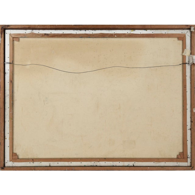 Looking Down at the Ranch, Abstract Expressionist Landscape by Alma B. Leamey For Sale - Image 13 of 13