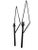 Paul McCobb Style Mid Century Wrought Iron Sconce a Pair For Sale - Image 10 of 10