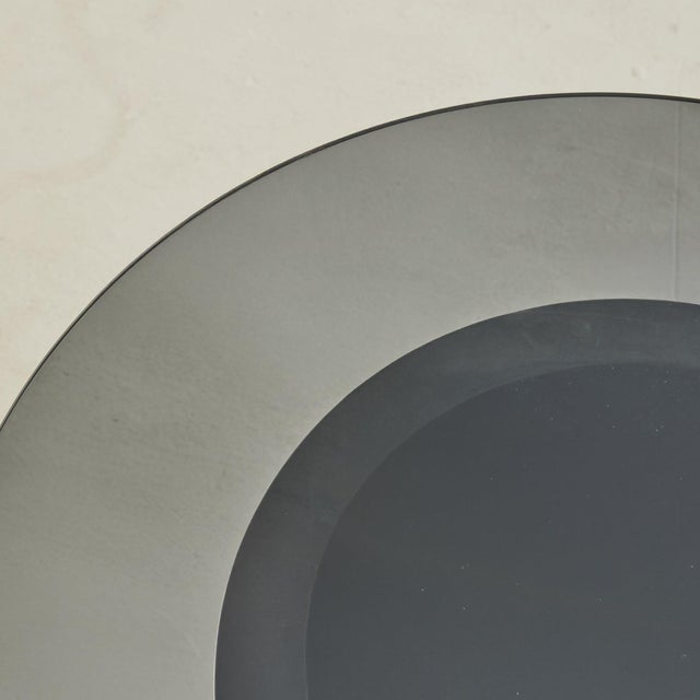 Metal Italian Marble + Smoked Glass Coffee Table, 1970s For Sale - Image 7 of 11