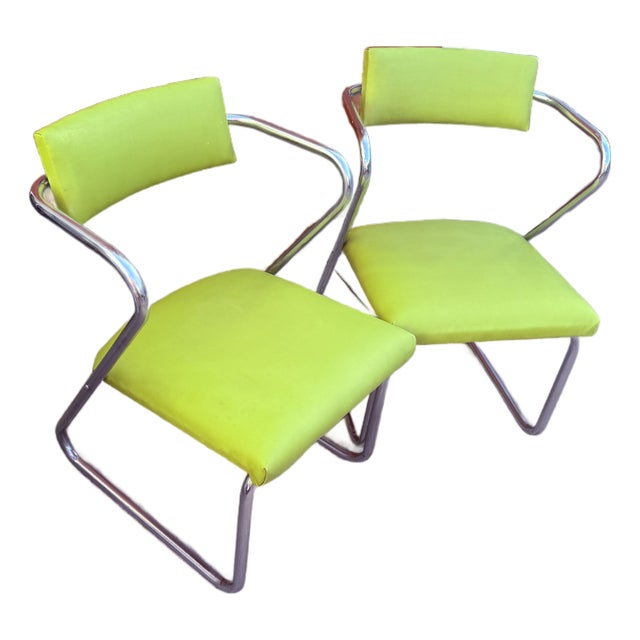 1930s Pair of Gilbert Rohde for Troy Sunshade "Z" Chairs – Streamline Moderne For Sale