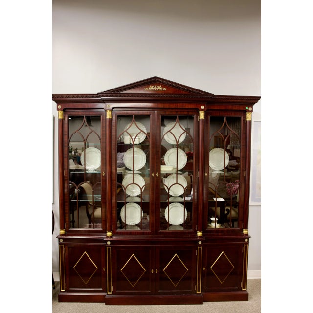 2020s Kindel Neoclassic China Cabinet For Sale - Image 5 of 6