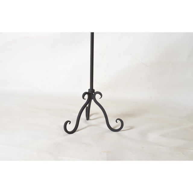 1960s Brutalist Iron Candlestick, 1950s For Sale - Image 5 of 7