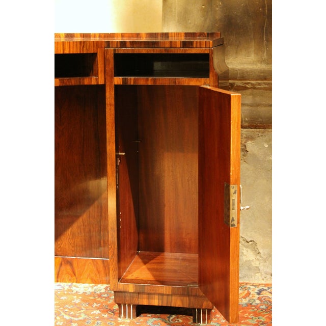 Art Deco Veneer Writing Desk or Vanity Table, 1920s For Sale - Image 12 of 18