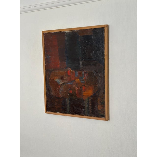 Rune Bergström, Set, 1960s, Oil on Canvas, Framed For Sale - Image 6 of 15