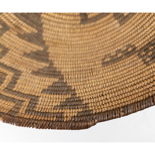 Early 20th Century Native American Indian Western Apache Basket For Sale - Image 10 of 18