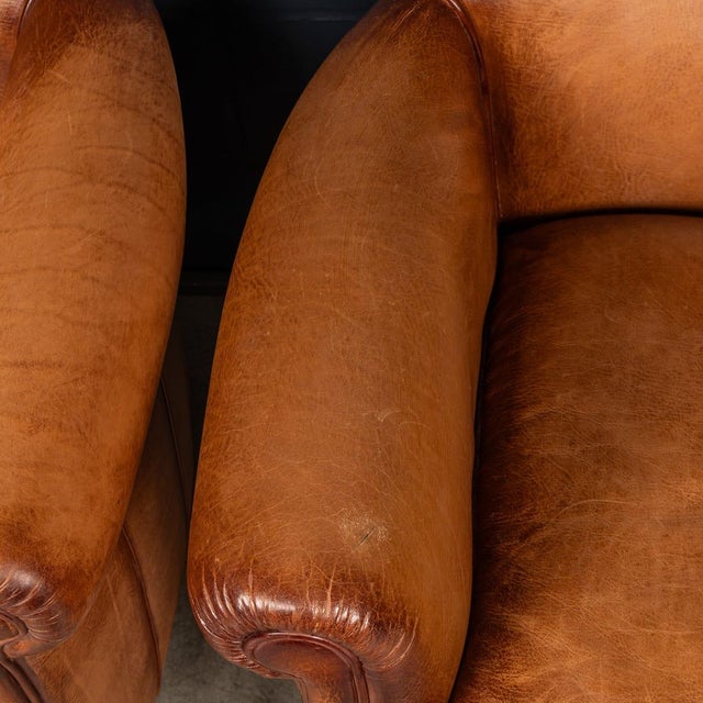 Vintage English Camford Leather Tub Chairs by John Lewis, 1980s, Set of 2 For Sale - Image 13 of 18