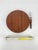 Mid-Century Design Teak Cutting Board with Integrated Knife by Carl Auböck for Auböck Werkstätten, Austria, 1950s, Set of 2 For Sale - Image 9 of 10
