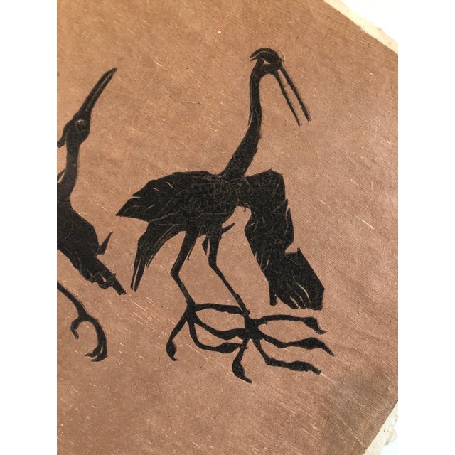 Modern Francisco Toledo, Mexican Modernist Kite Painting, Stencil, Woodcut Print Hand Signed, c.2010 For Sale - Image 3 of 5