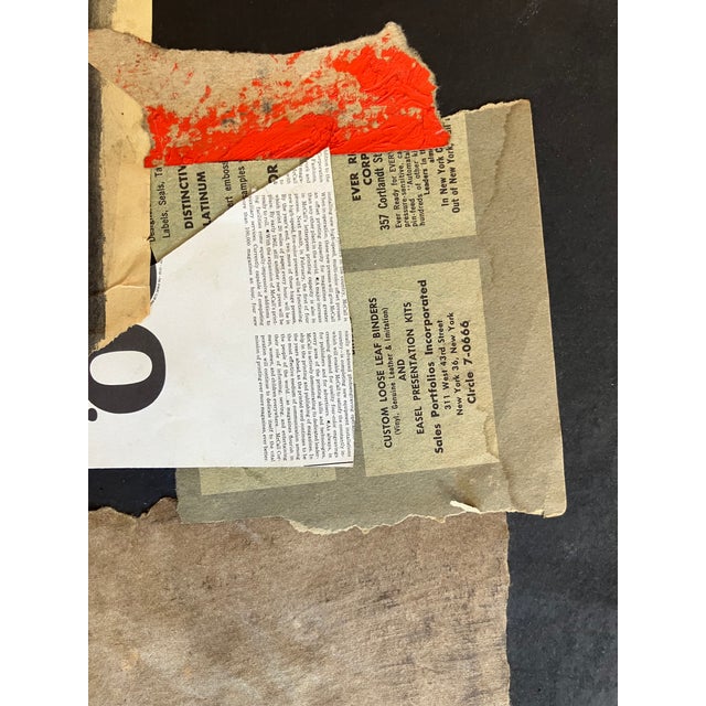 1950s 1950-60’s "Darling Be Bold" Mixed Media Collage, Framed For Sale - Image 5 of 8