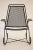 Onyx Vintage John Salterini Outdoor Wrought Iron Rocking Chair 1950's Rare Youth Size, Attributed For Sale - Image 8 of 8