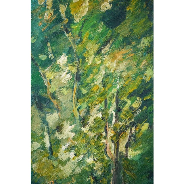 Summer Landscape, Oil on Canvas, Framed For Sale - Image 3 of 9