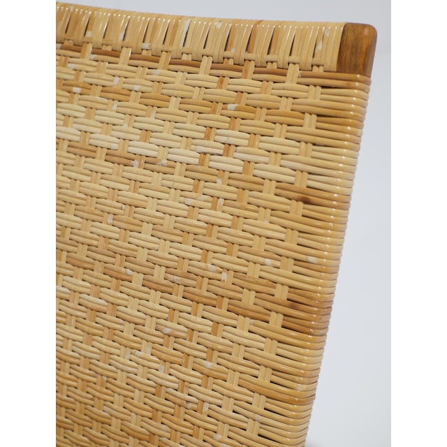 JH512 Folding Chair in Rattan and Oak by Hans J. Wegner for Johannes Hansen, Denmark, 1950s For Sale - Image 17 of 18