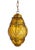Mid-Century Italian Handblown Murano Amber Glass Cage Pendant Light from Seguso, 1940s For Sale - Image 9 of 16