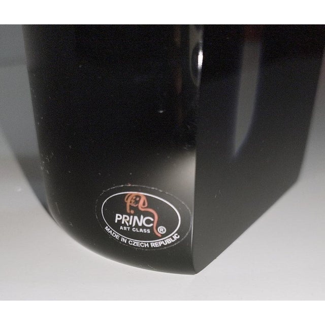 Princ Art Glass Vase by Pavel Havelka, 1990s For Sale - Image 14 of 16
