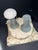 Celestial Meets the Sea Concrete Candleholders For Sale - Image 4 of 4