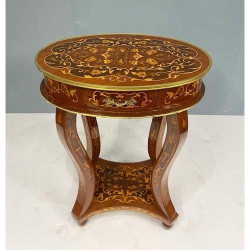 Louis XV Revival French Side Tables, Set of 2 For Sale - Image 3 of 15