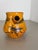 Vintage German Orange Ceramic Studio Pottery Vase from Marei Ceramics, 1970s For Sale - Image 11 of 18
