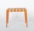 Mid-Century Beech Stool with Cotton Webbing attributed to Uluv, 1970s For Sale - Image 6 of 9