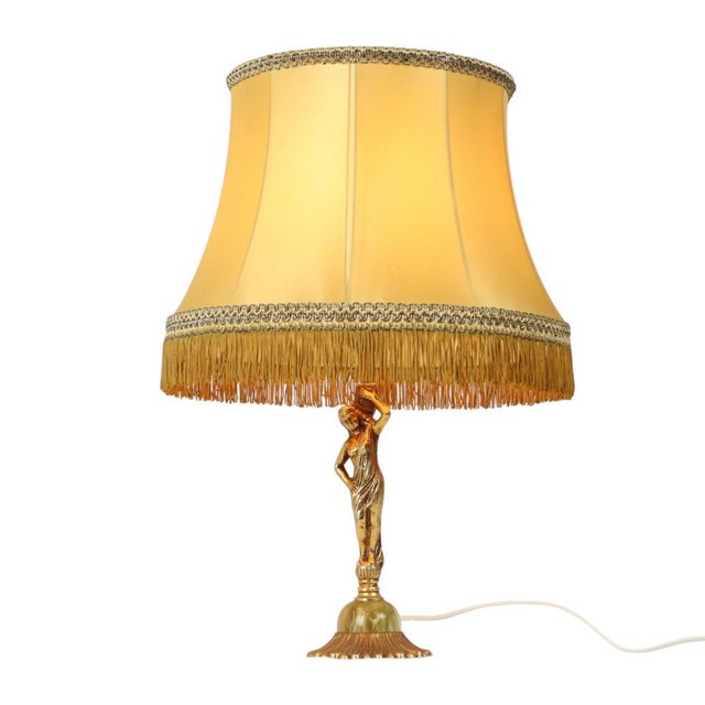Vintage Table Lamp in Brass and Onyx Marble, 1960s For Sale - Image 17 of 17