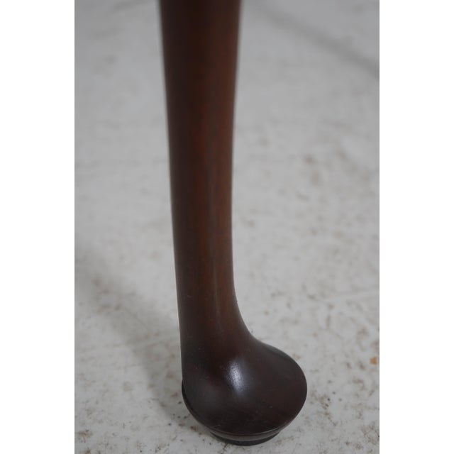 Henkel Harris Spnea Mahogany Drop-Leaf Occasional Table For Sale - Image 12 of 17