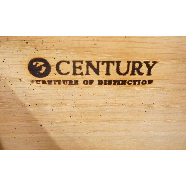 Century Furniture Asian Chinoiserie 73" Buffet / Sideboard W. Faux Bamboo Details For Sale - Image 9 of 13